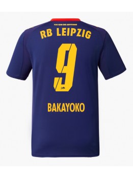 Muži Futbalové oblečenie RB Leipzig Johan Bakayoko #9 2025-26 Krátky Rukáv - Preč Muži Futbalové oblečenie RB Leipzig Johan Bakayoko #9 2025-26 Krátky Rukáv - Preč